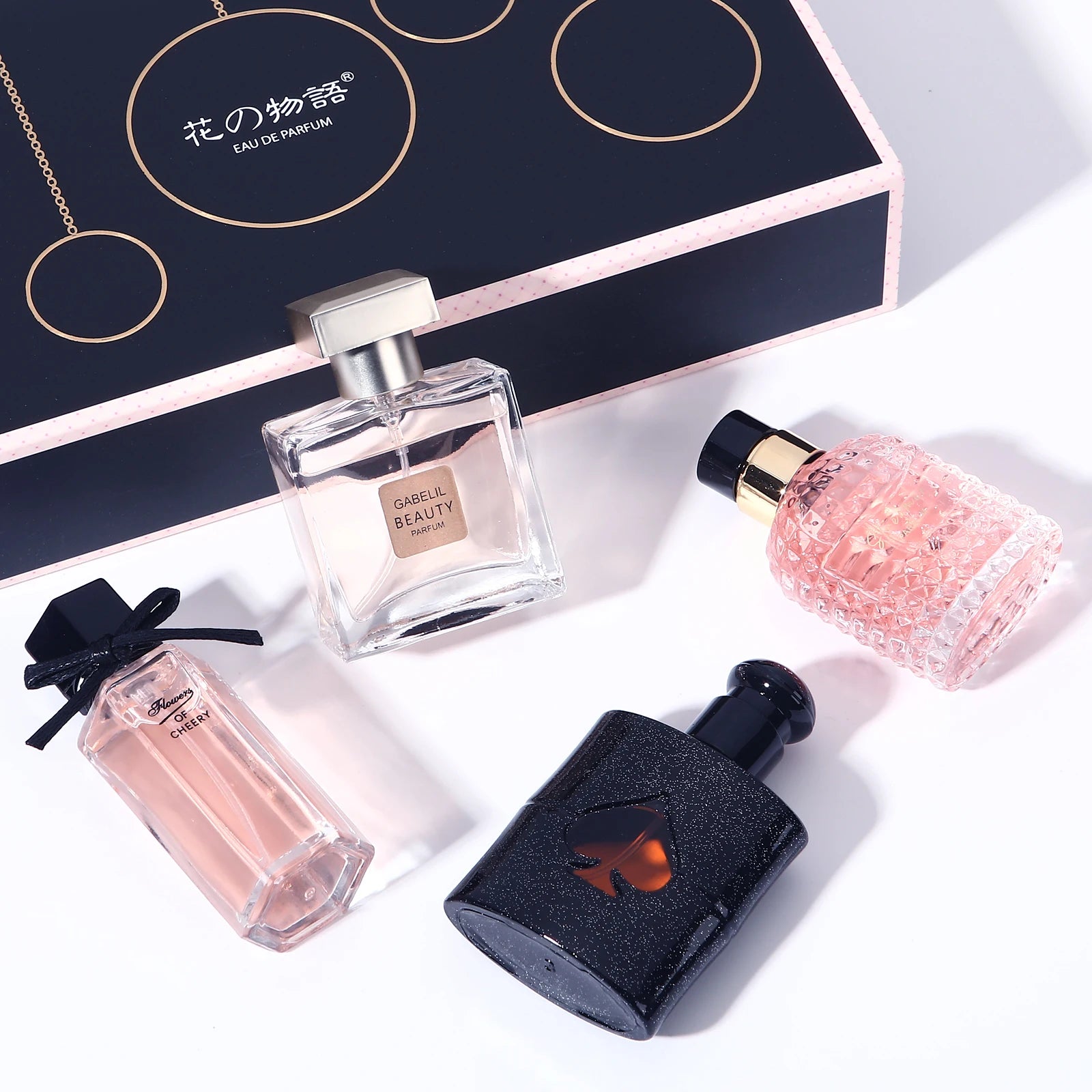 The FloralVerse 4-in-1 Perfume Gift Box: Fresh, Long-Lasting &Delicate Floral Fragrance Collection