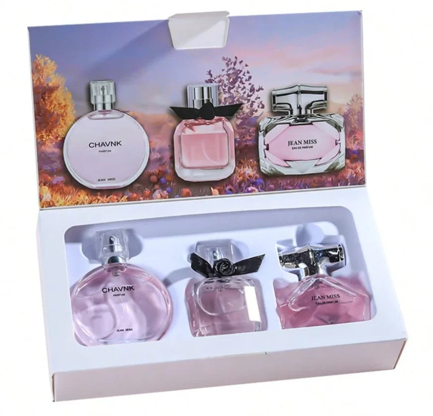 The FloralVerse 4-in-1 Perfume Gift Box: Fresh, Long-Lasting &Delicate Floral Fragrance Collection
