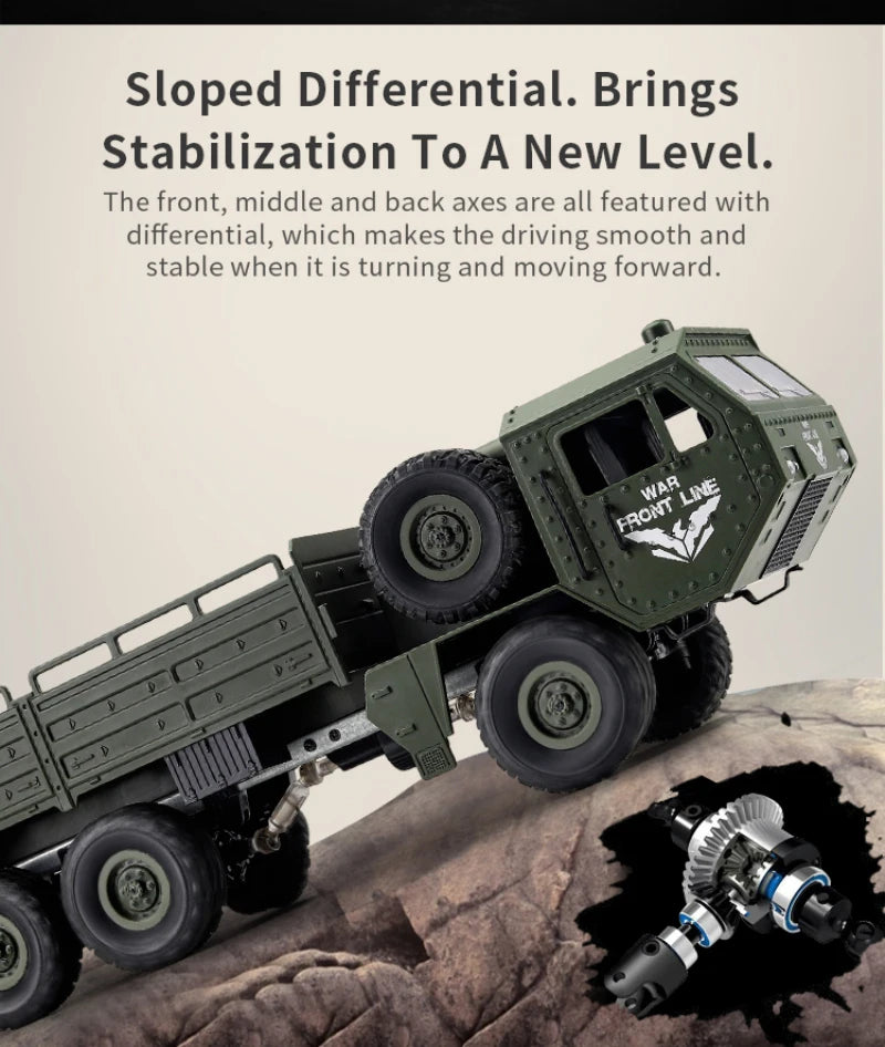 Remote control truck RC 1:26 2.4Ghz radio remote control car 6WD for gifts