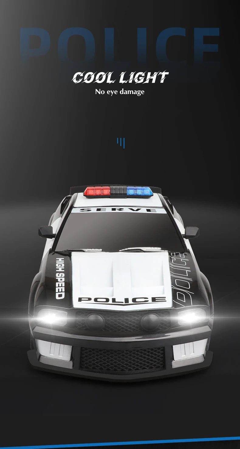 1:12 Police RC Car 2.4G Super Fast Remote Control Cars