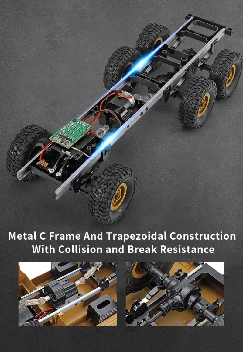 Remote control truck RC 1:26 2.4Ghz radio remote control car 6WD for gifts