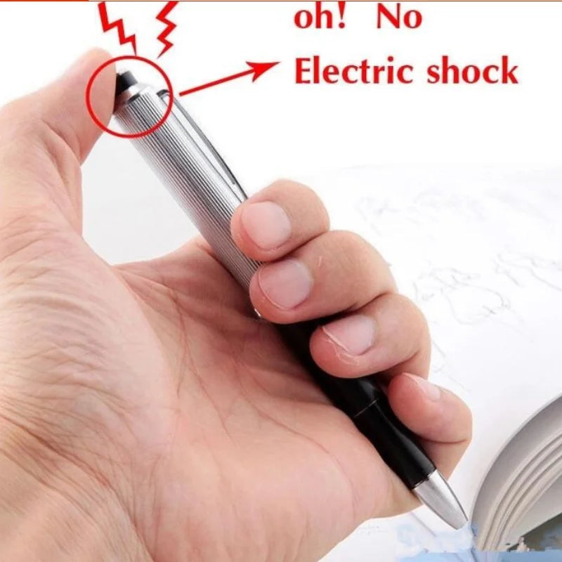 1pcs Creative Electric Shock Pen Funny Prank Trick Novelty Friend's Best Gift