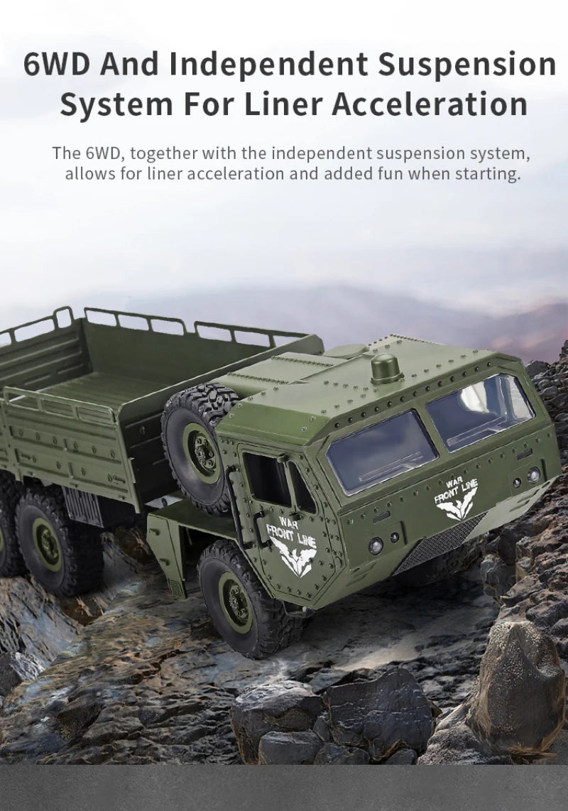 Remote control truck RC 1:26 2.4Ghz radio remote control car 6WD for gifts