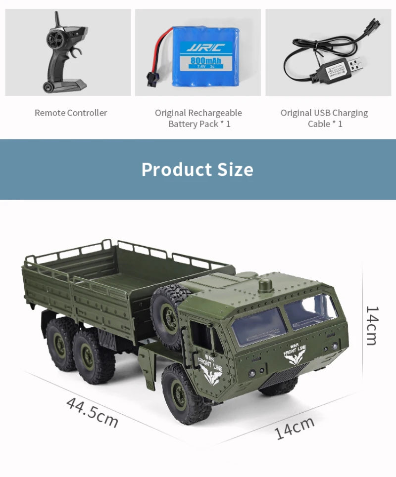 Remote control truck RC 1:26 2.4Ghz radio remote control car 6WD for gifts