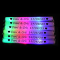 12/15/30/60Pcs Glow Sticks Bulk Colorful RGB LED Glow Foam Stick Cheer Tube Dark Light for Xmas Birthday Wedding Party Supplies