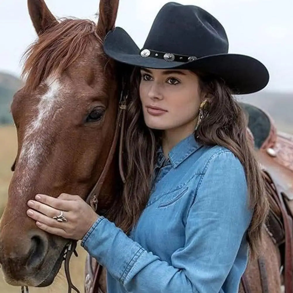 Boots On The Bend Vintage Western Hat for Girls Church US