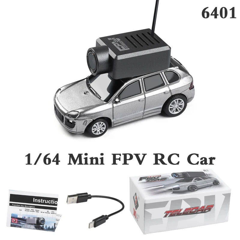 Mini RC Cars 1:64 with 720P FPV Camera, Wifi APP Control 2026 New Model