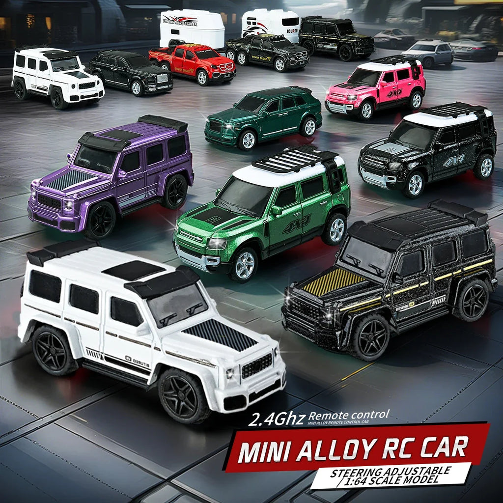 New RC Car MINI Alloy 1/64 Remote Control Car