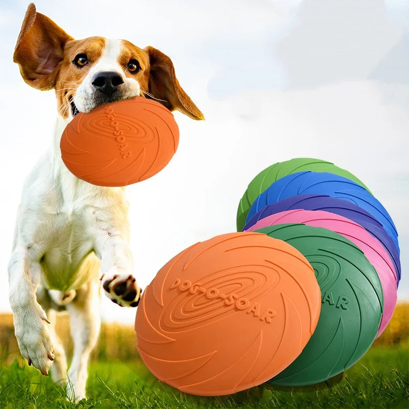 Silicone Flying Saucer Funny Dog Cat Toy Dog Game Flying Discs