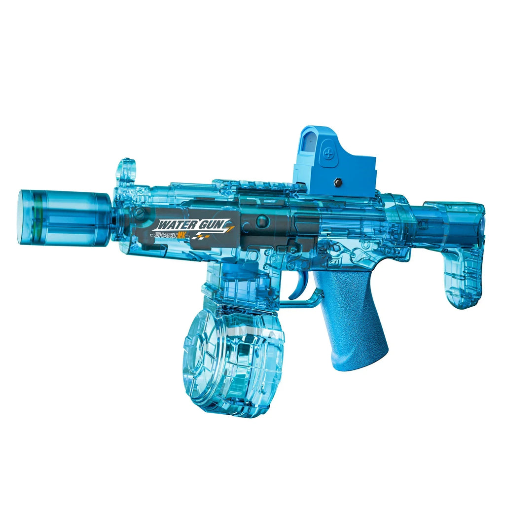 Simulated Firing and Recoil Electric Water Gun Toys Children Automatic Sensor Lights Water Pistol Kids Toy