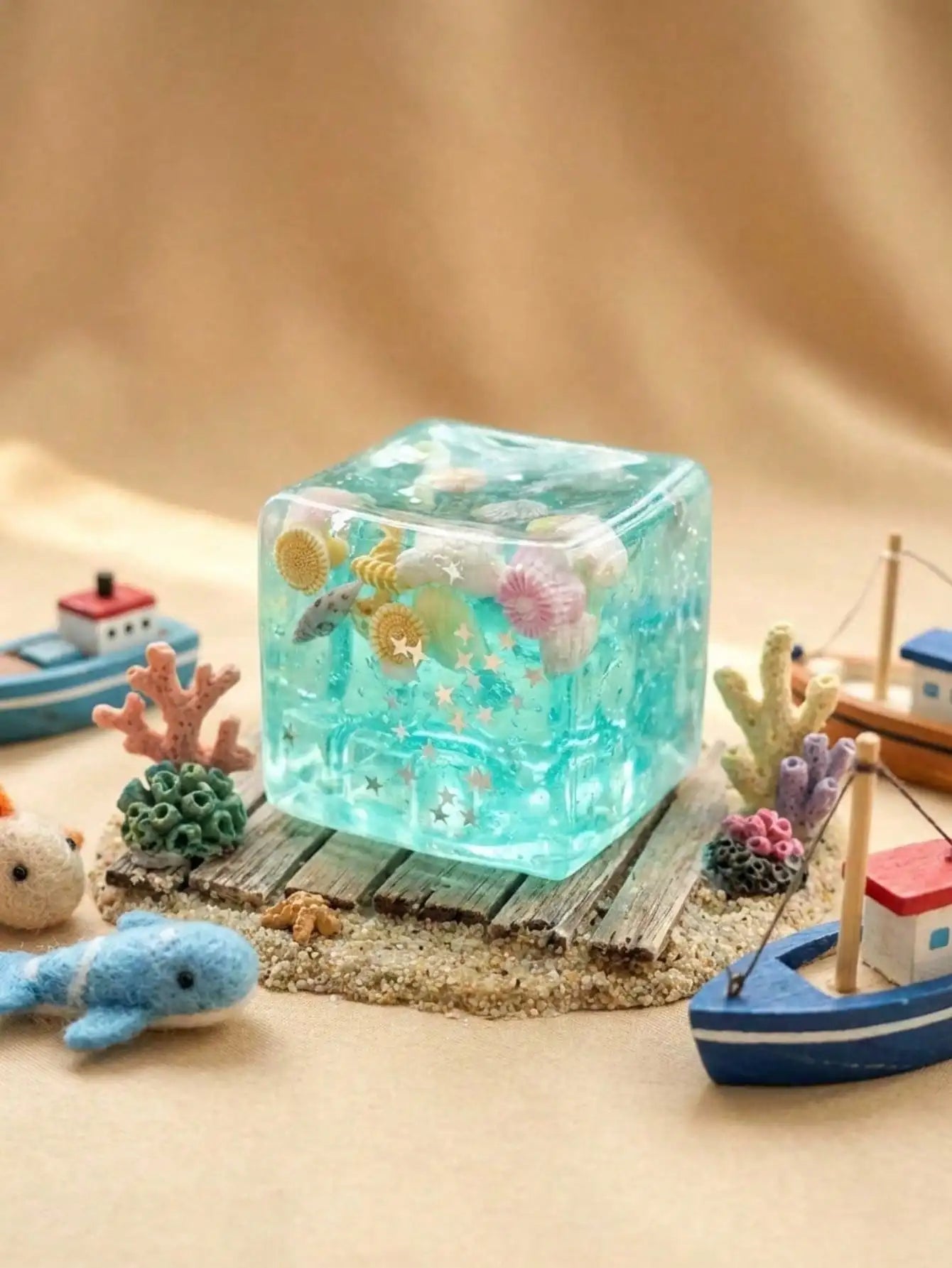 3D Squishy  Cube Toy Cartoon | Soft Sensory Stress Ball Fidget