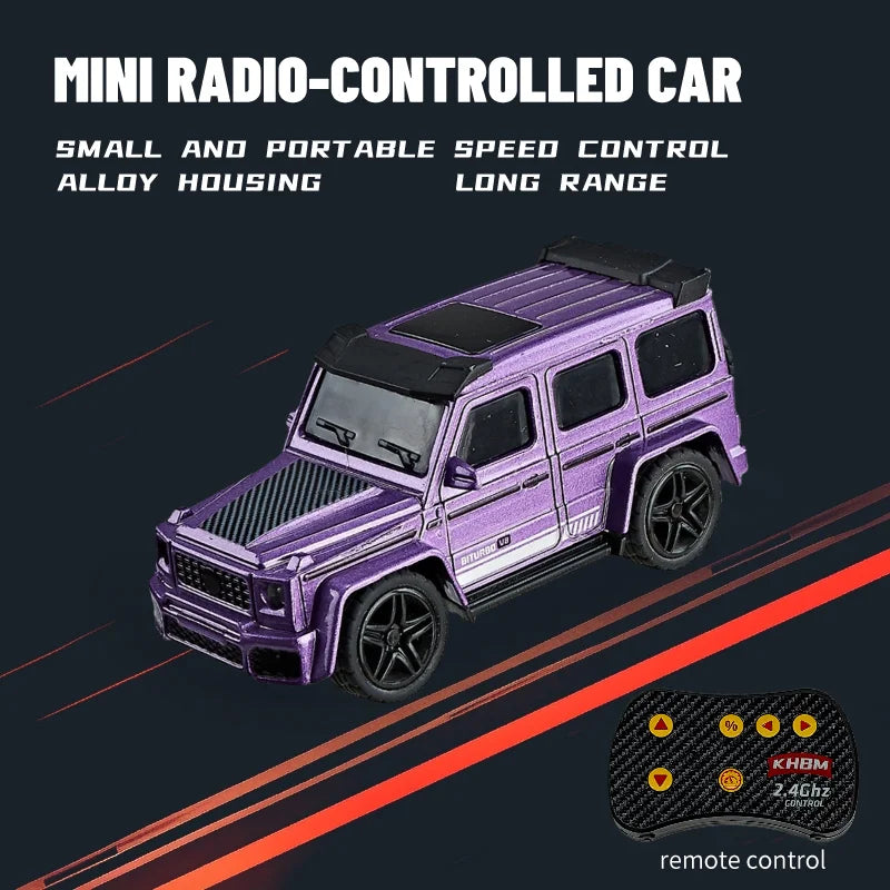 New RC Car MINI Alloy 1/64 Remote Control Car