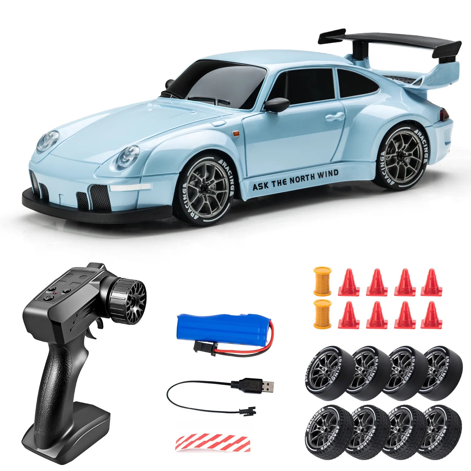 RC Drift Car 1:24 Remote Control Car for Adults 20 KM/H 4WD High Speed RC Cars