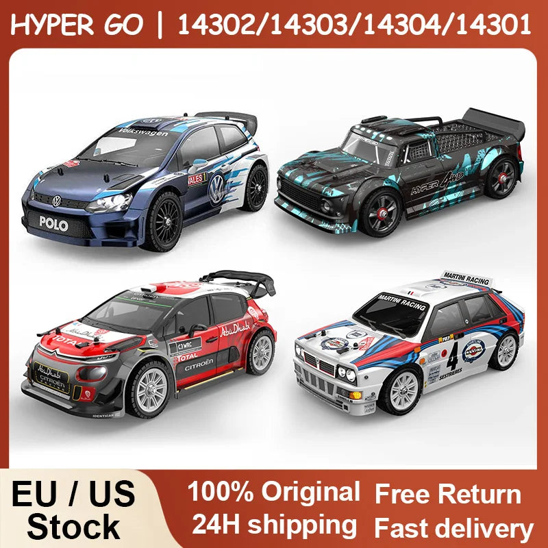 HYPER GO RC MJX 14304 14303 14302 High Speed Drift Car  With Gyroscope