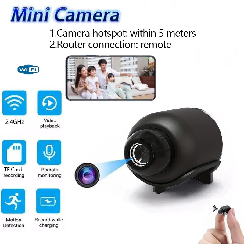 New X5 Mini Camera 1080P Clear Night Vision | Premium Cams Motion Detection Wireless WiFi Surveillance Camera