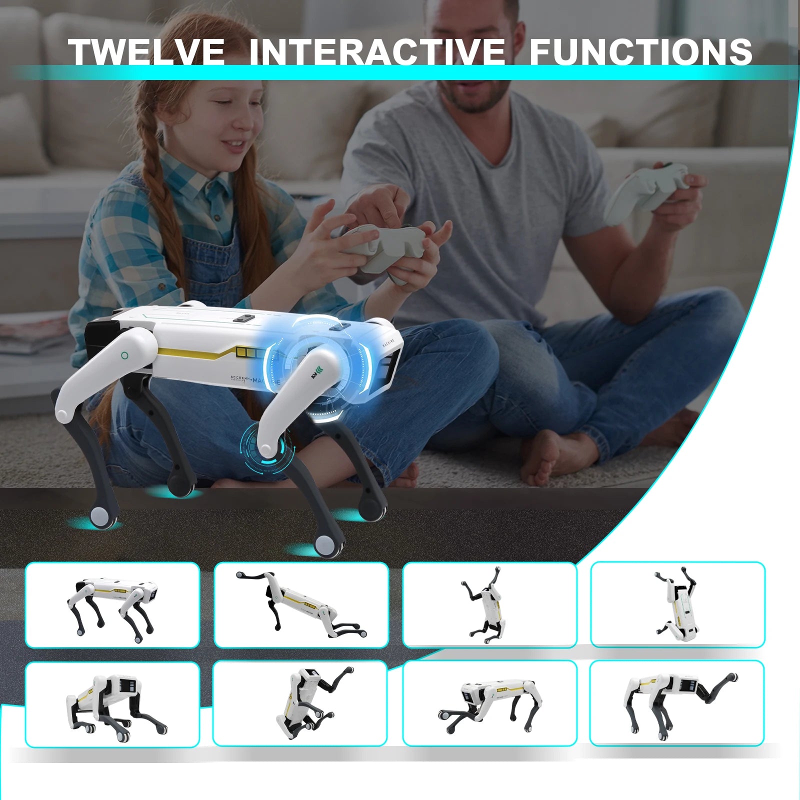 Intelligent AI RC Robot Dog Voice Dialogue APP Remote Control