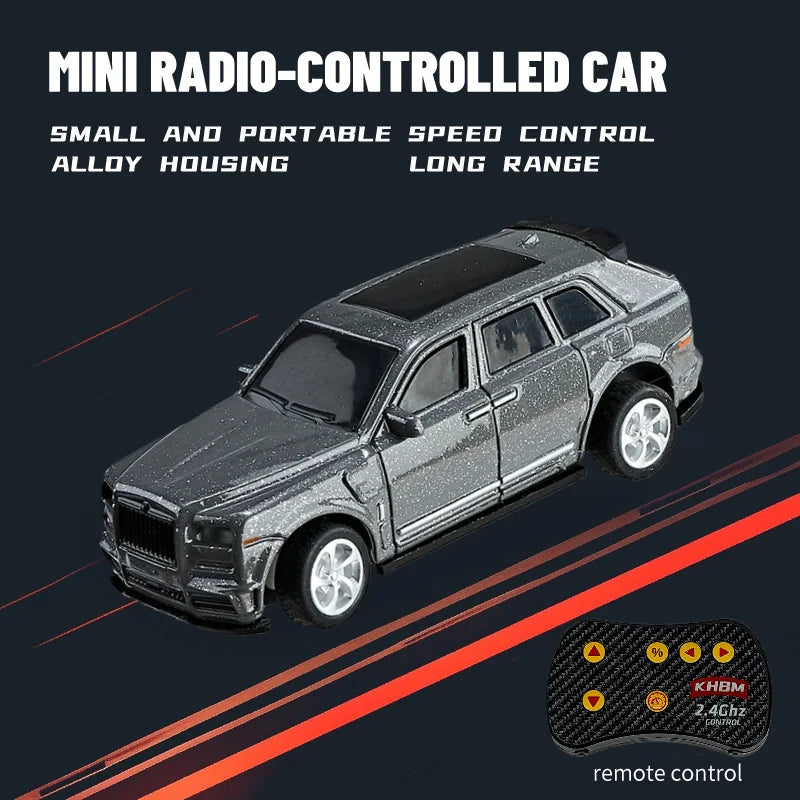 New RC Car MINI Alloy 1/64 Remote Control Car