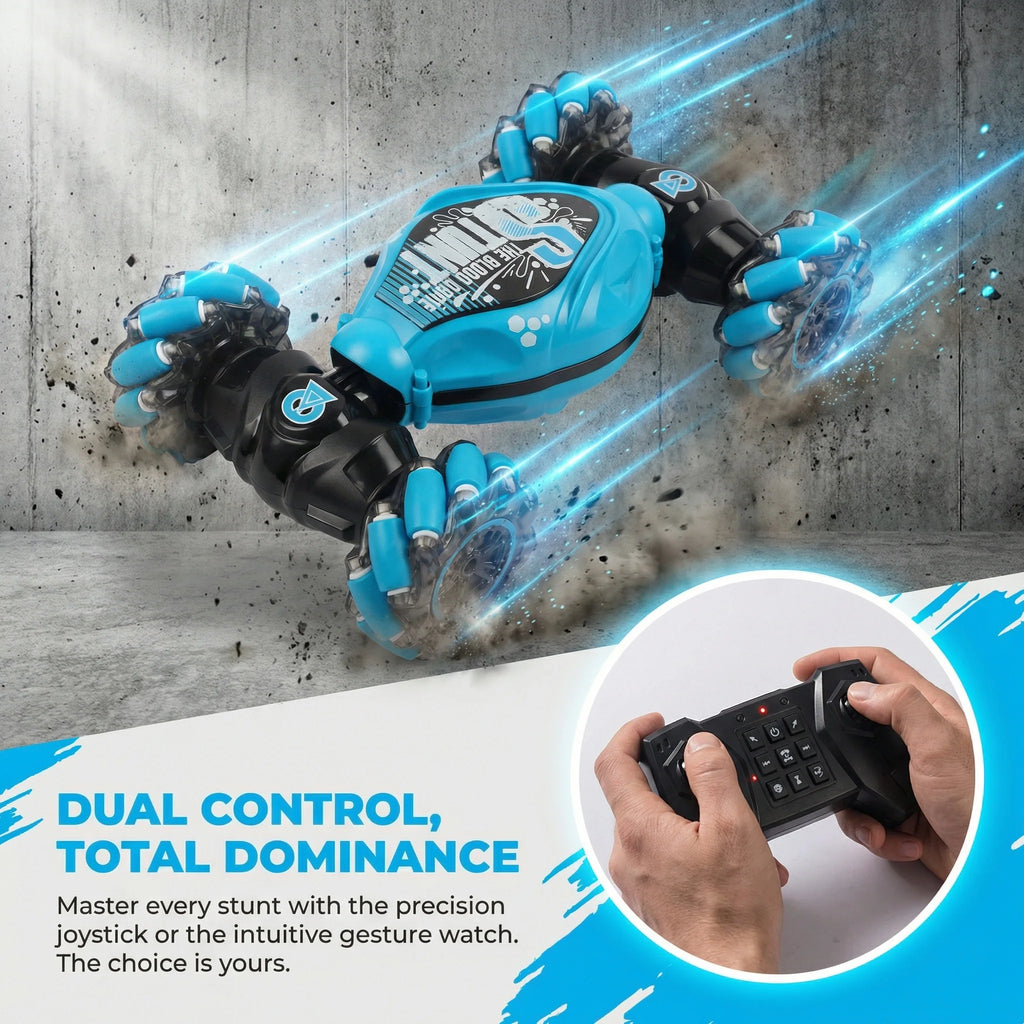 New Arrival Off-Road Climbing RC Toy Car | Gesture Sensing Deformable Remote Control Car, 4WD Stunt Twist