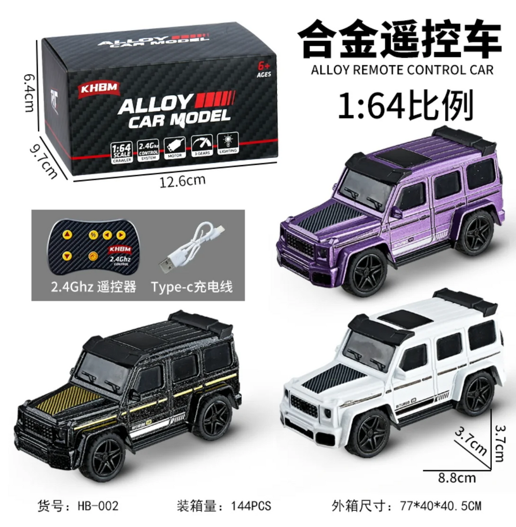 New RC Car MINI Alloy 1/64 Remote Control Car