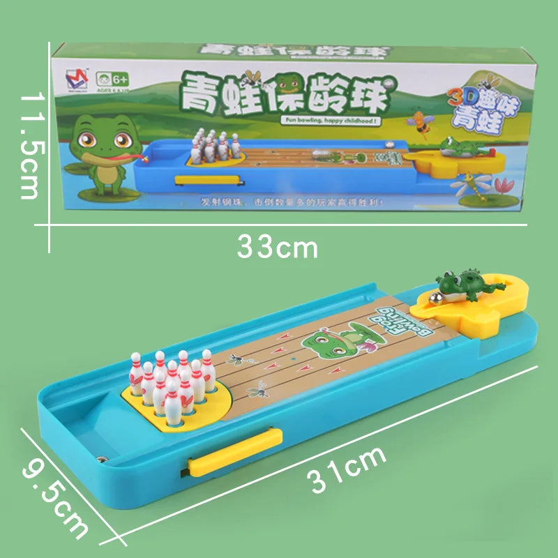 Mini Desktop Bowling Game Toy Funny Indoor Parent-Child Interactive Table