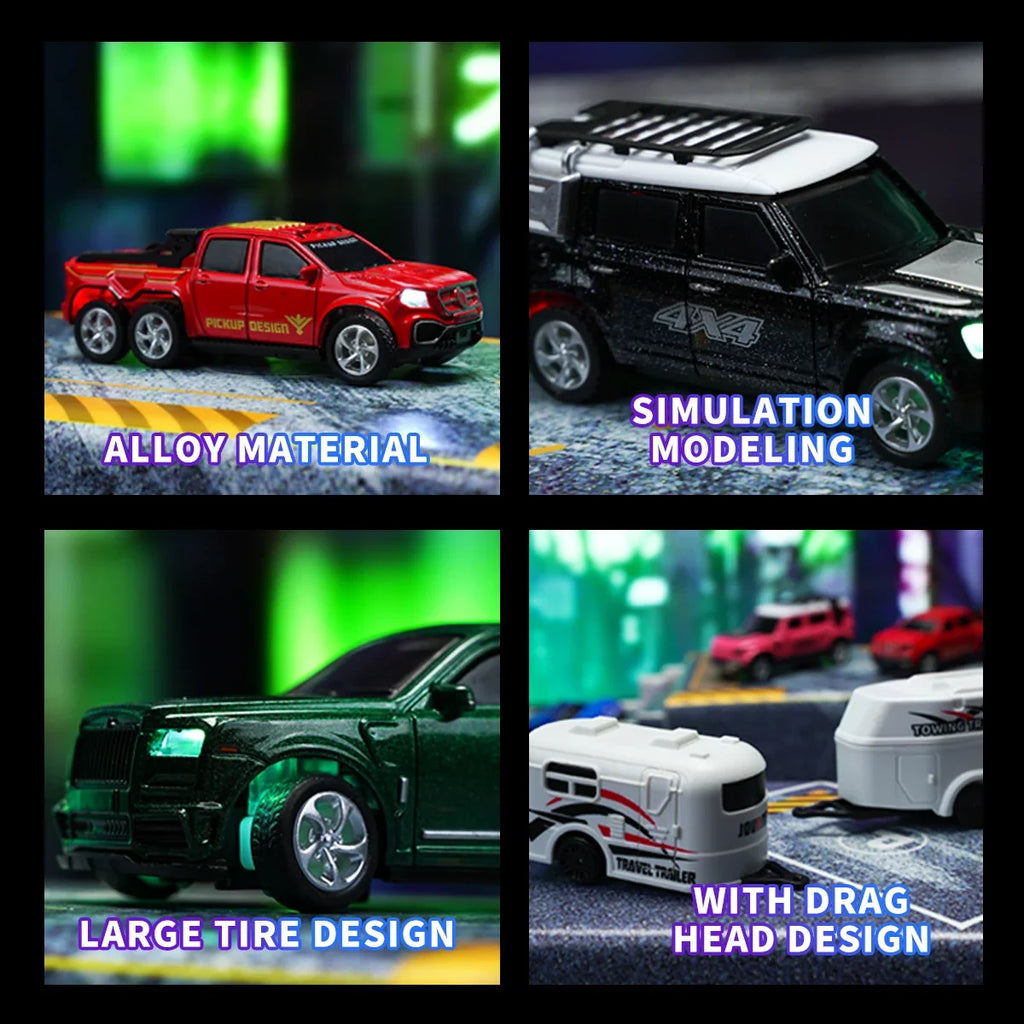 New RC Car MINI Alloy 1/64 Remote Control Car