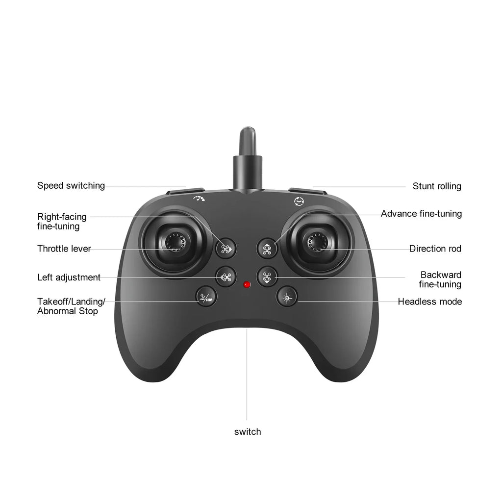 Foam RC Plane with Cool LED Lights | 360° Flip Stunt  2.4G 4CH Remote Control