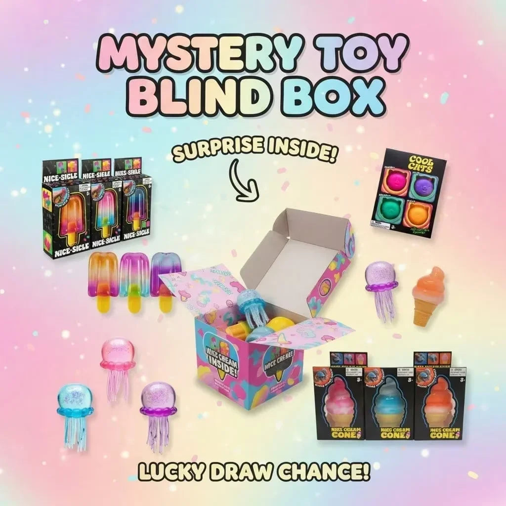 100+ Pieces Assorted Squishy Figures Blind Box Surprise Toys