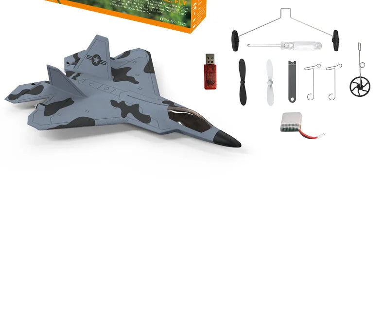 F22S 2.4G 4CH 3D6G RC Airplane Raptor F22 Warplane 2026