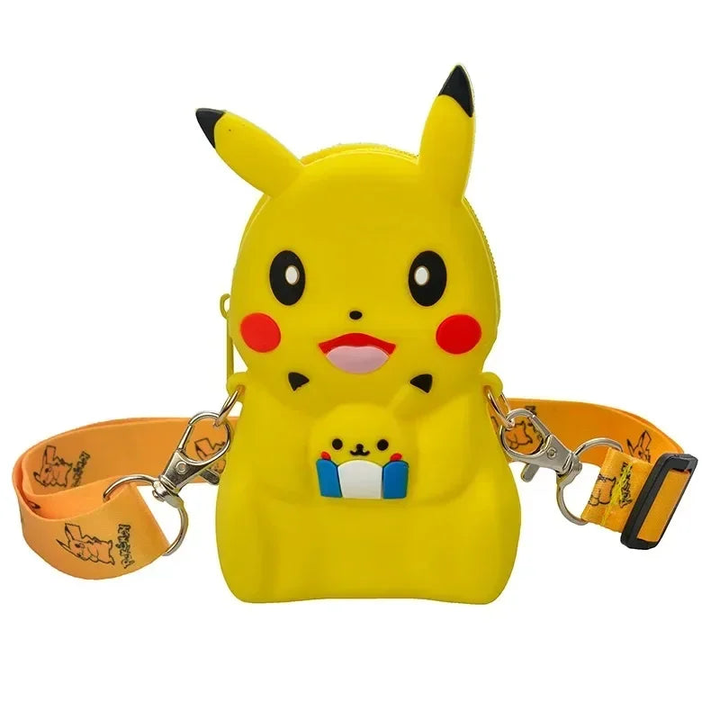 Pokemon Anime Pikachu Lovely Fashion Bag Princess Small Silicone Purse