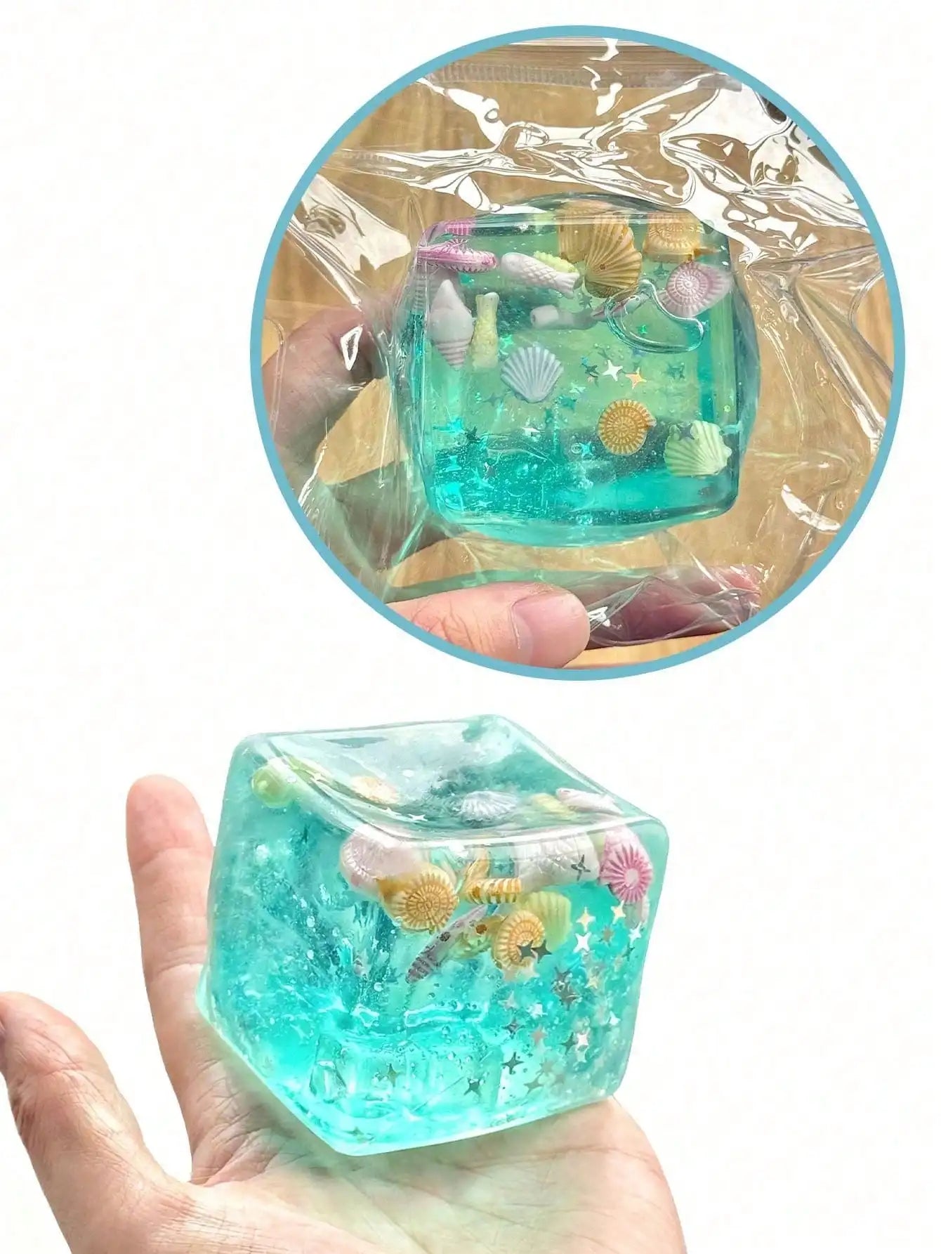 3D Squishy  Cube Toy Cartoon | Soft Sensory Stress Ball Fidget