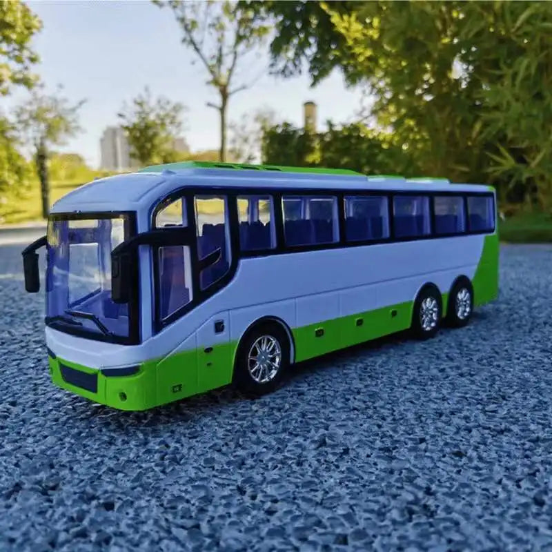 2.4G 4CH RC Tour Bus Electric Car with Lights Remote Control Bus