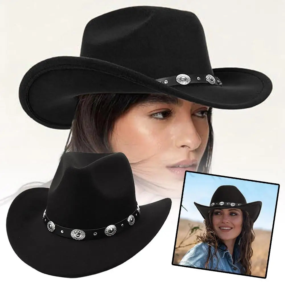 Boots On The Bend Vintage Western Hat for Girls Church US