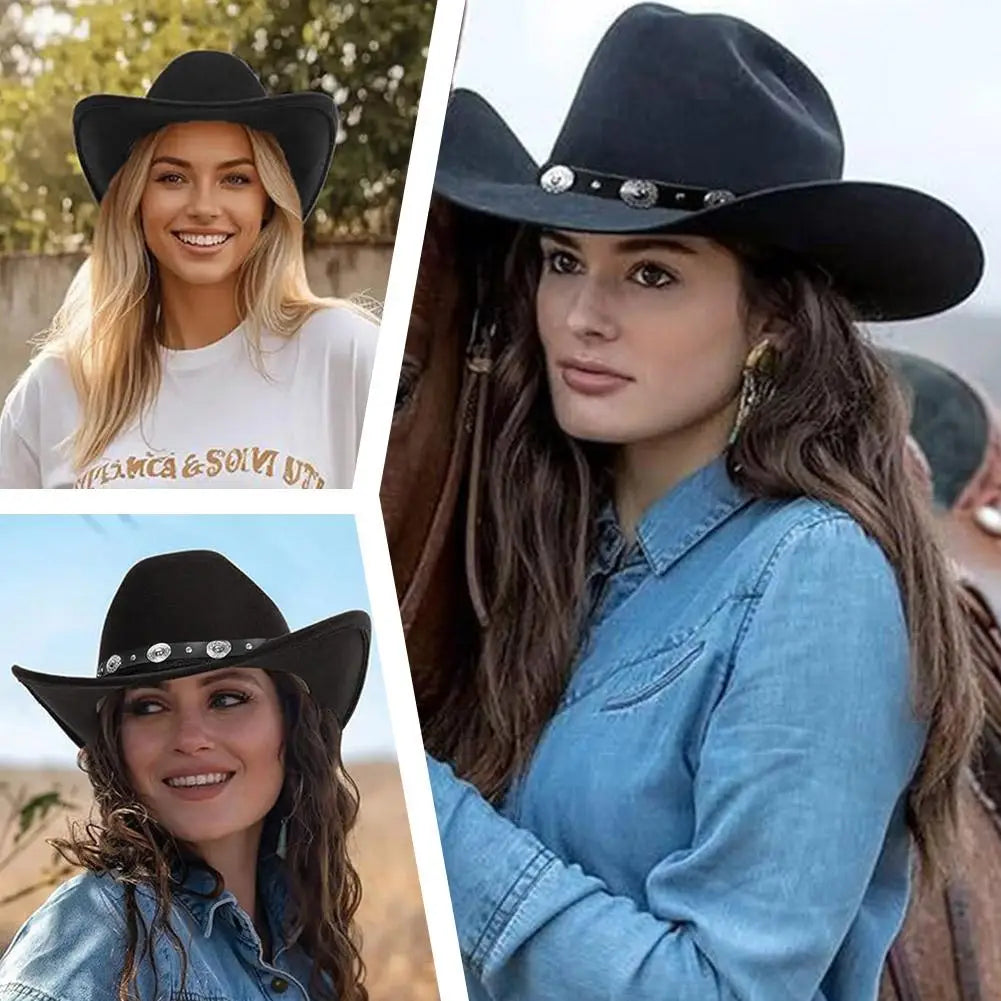 Boots On The Bend Vintage Western Hat for Girls Church US