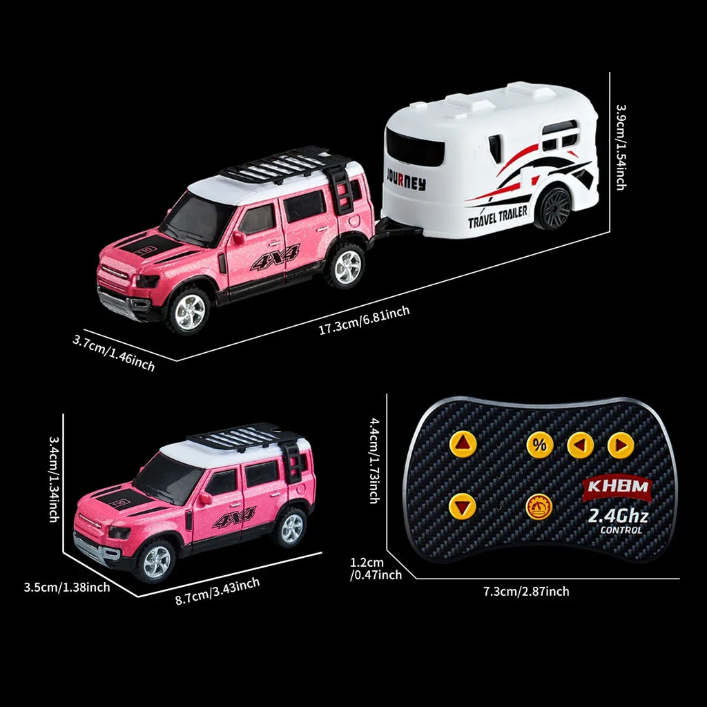 New RC Car MINI Alloy 1/64 Remote Control Car