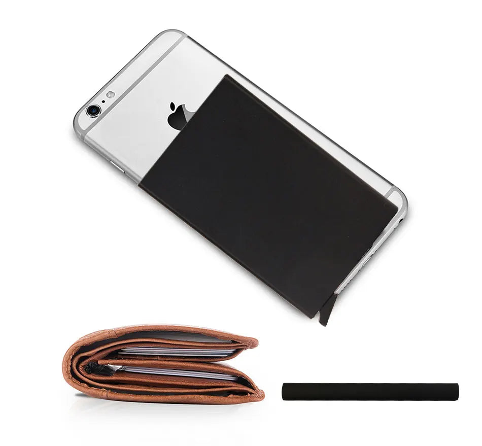 Smart Wallet Card Holder Metal Thin Slim Men Women Wallets