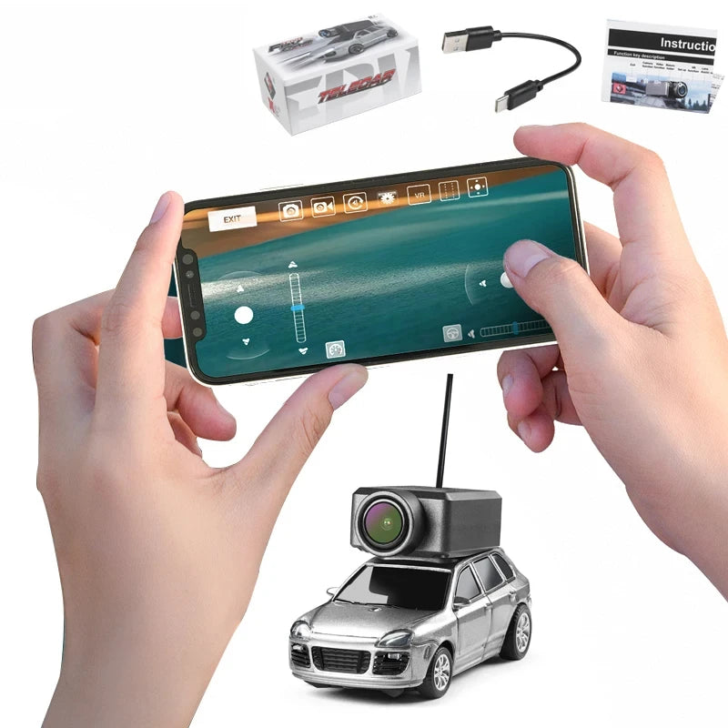 Mini RC Cars 1:64 with 720P FPV Camera, Wifi APP Control 2026 New Model