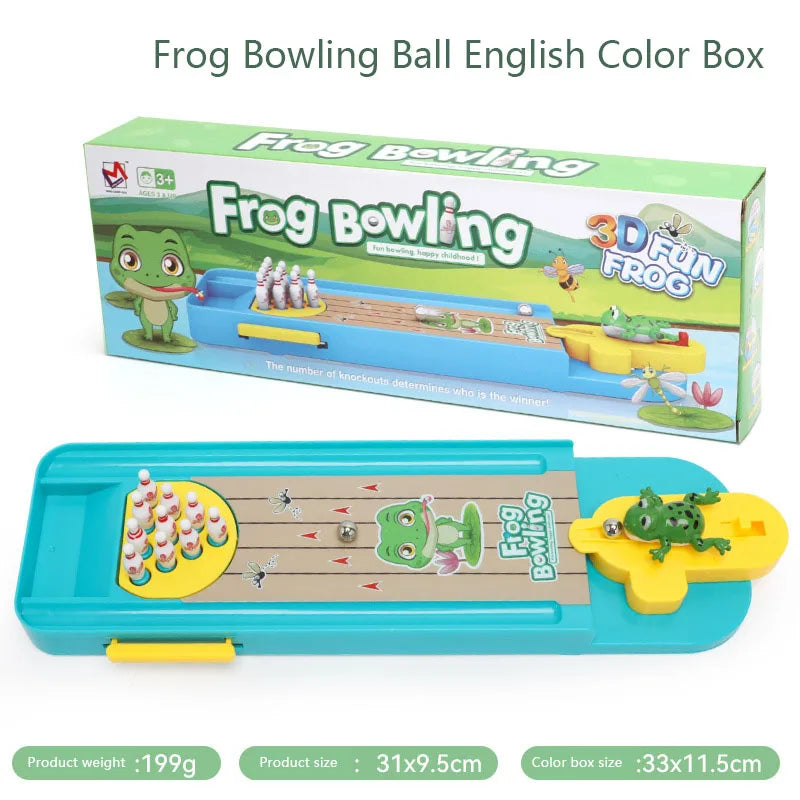 Mini Desktop Bowling Game Toy Funny Indoor Parent-Child Interactive Table