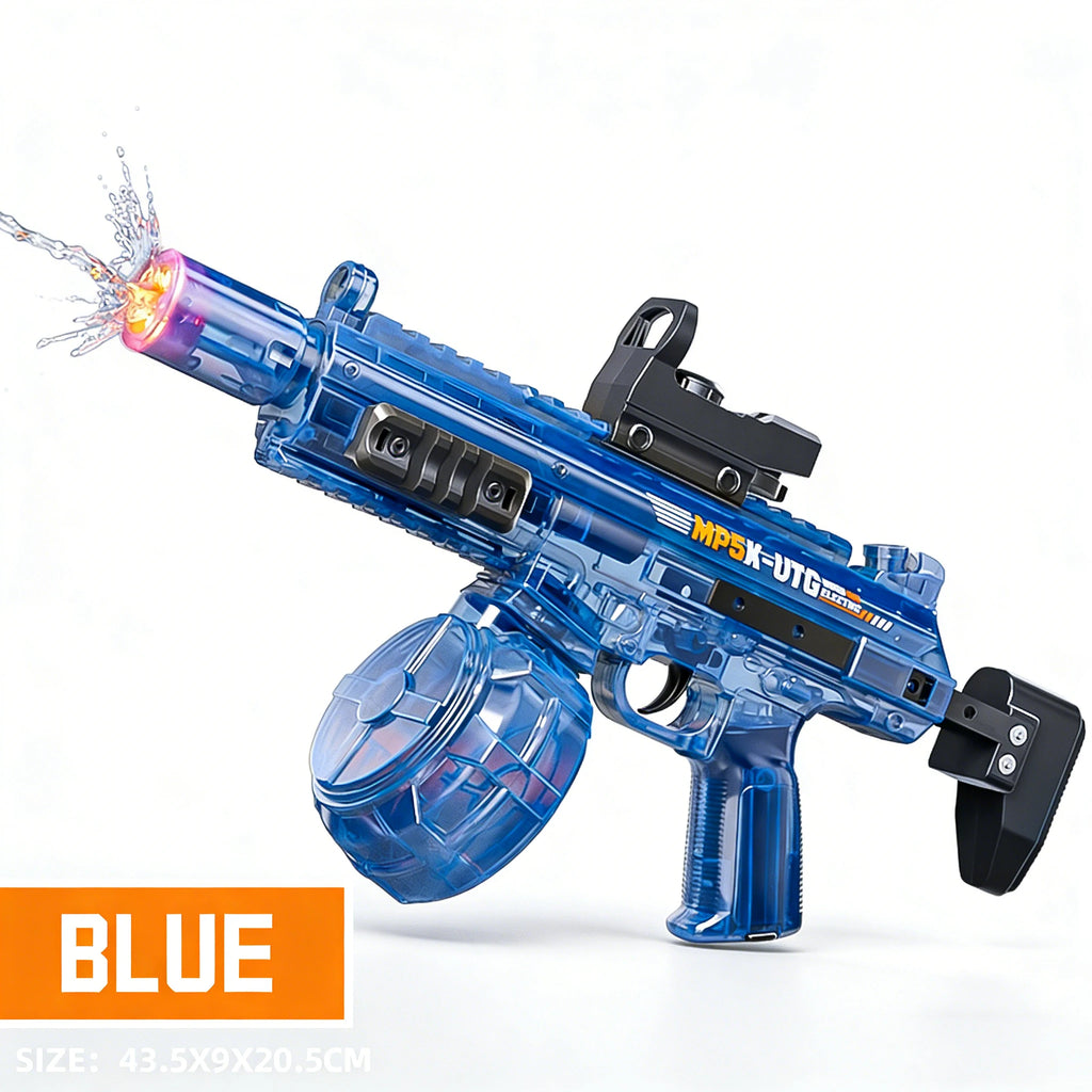 Simulated Firing and Recoil Electric Water Gun Toys Children Automatic Sensor Lights Water Pistol Kids Toy