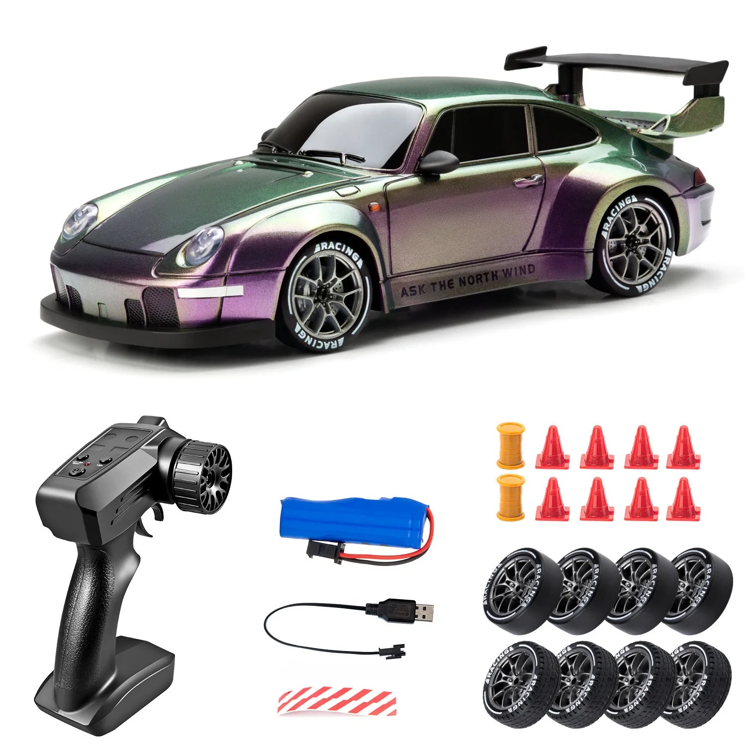 RC Drift Car 1:24 Remote Control Car for Adults 20 KM/H 4WD High Speed RC Cars