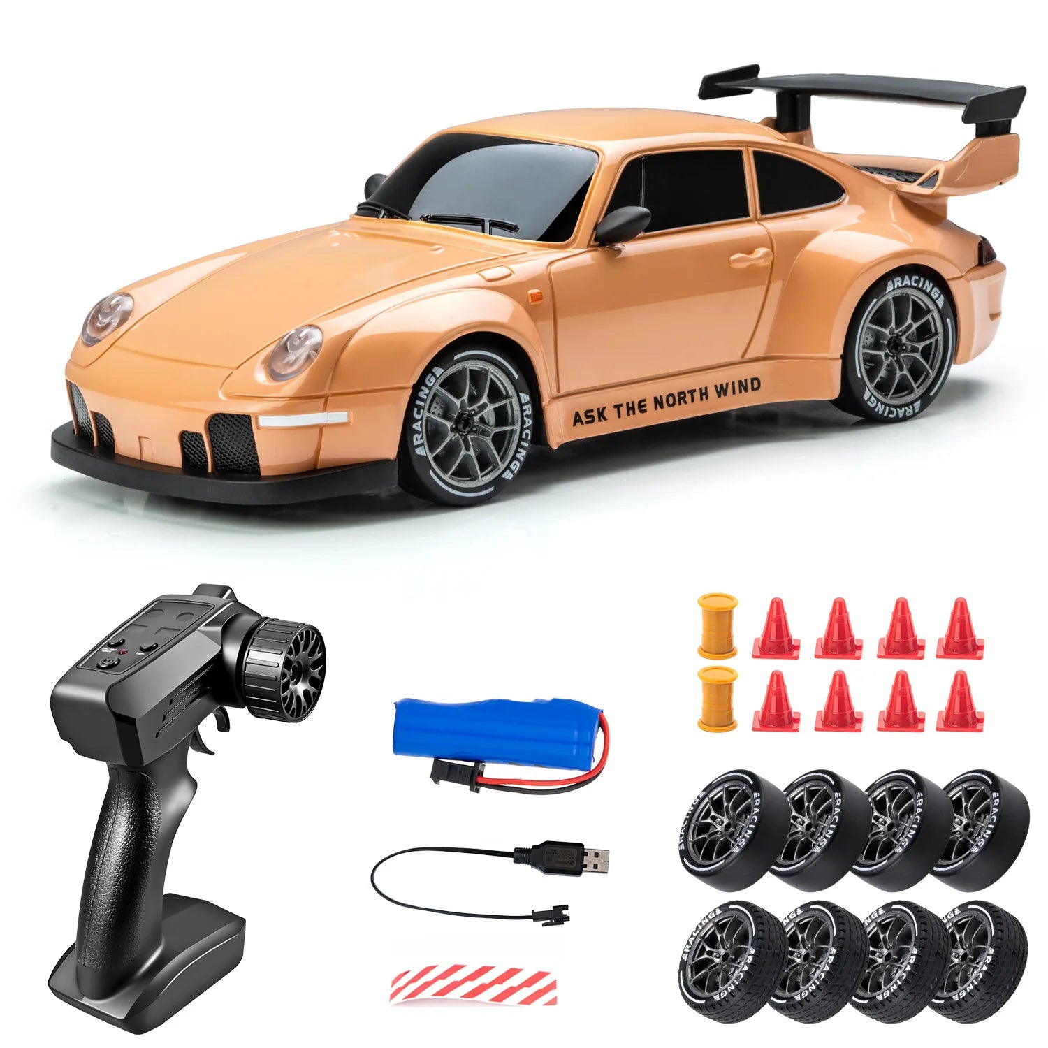 RC Drift Car 1:24 Remote Control Car for Adults 20 KM/H 4WD High Speed RC Cars