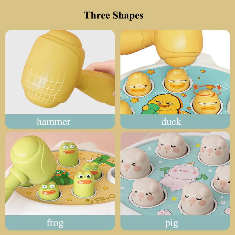 Duck/Frog/Pig Baby Toy Montessori Game Educational Gift