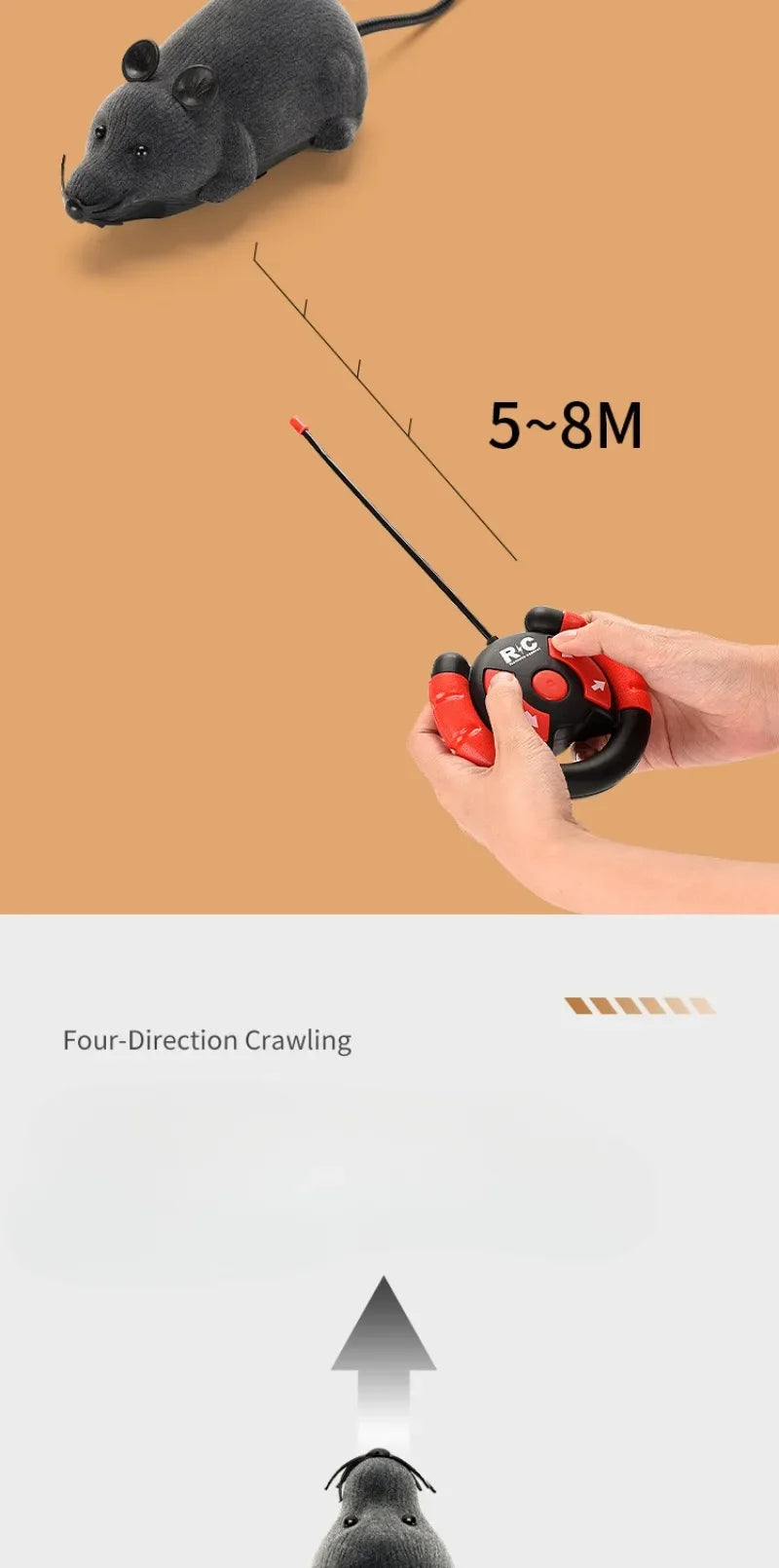 Funny Mouse Wireless Controlled Rat Electric