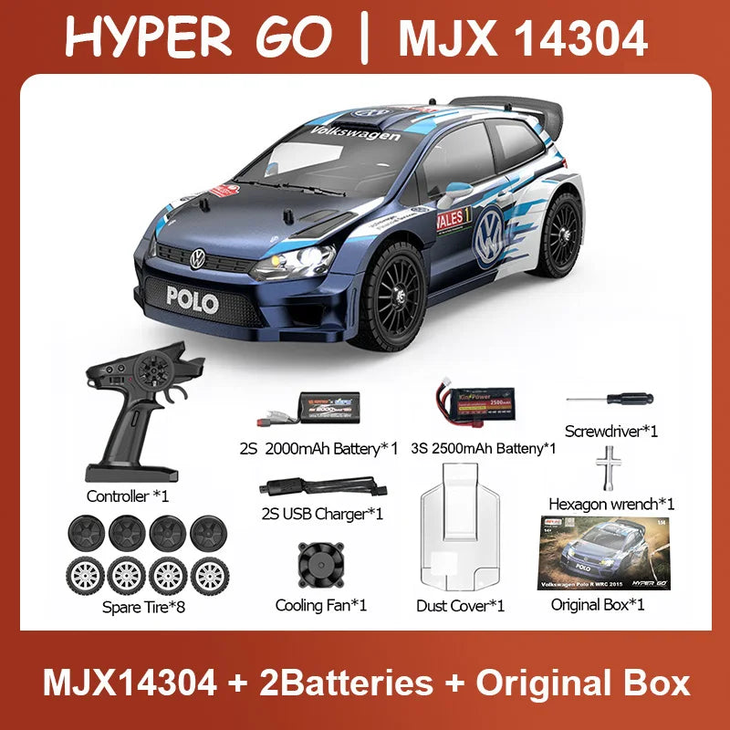 HYPER GO RC MJX 14304 14303 14302 High Speed Drift Car  With Gyroscope