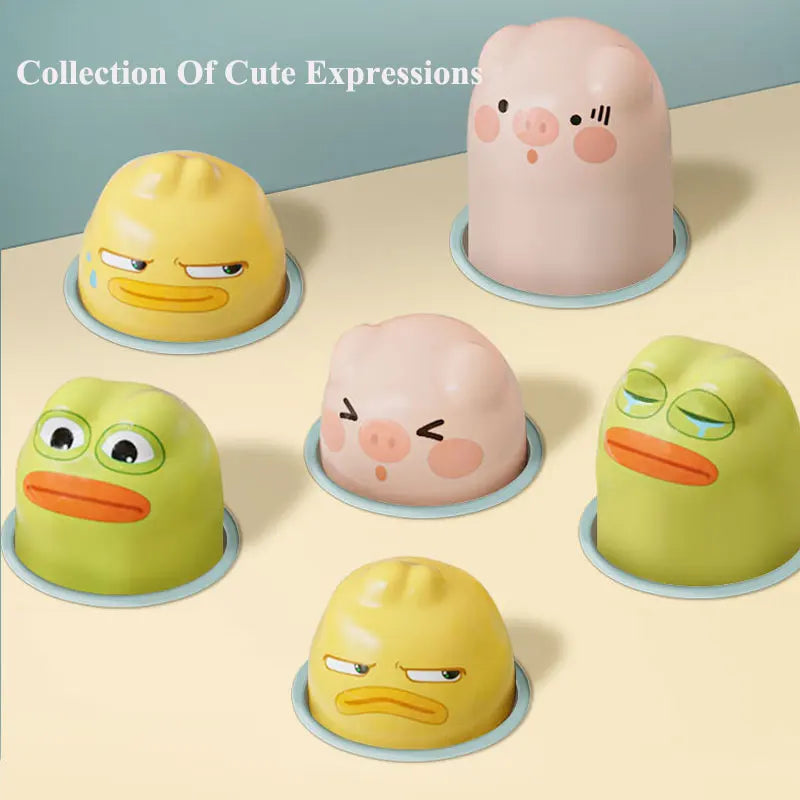 Duck/Frog/Pig Baby Toy Montessori Game Educational Gift