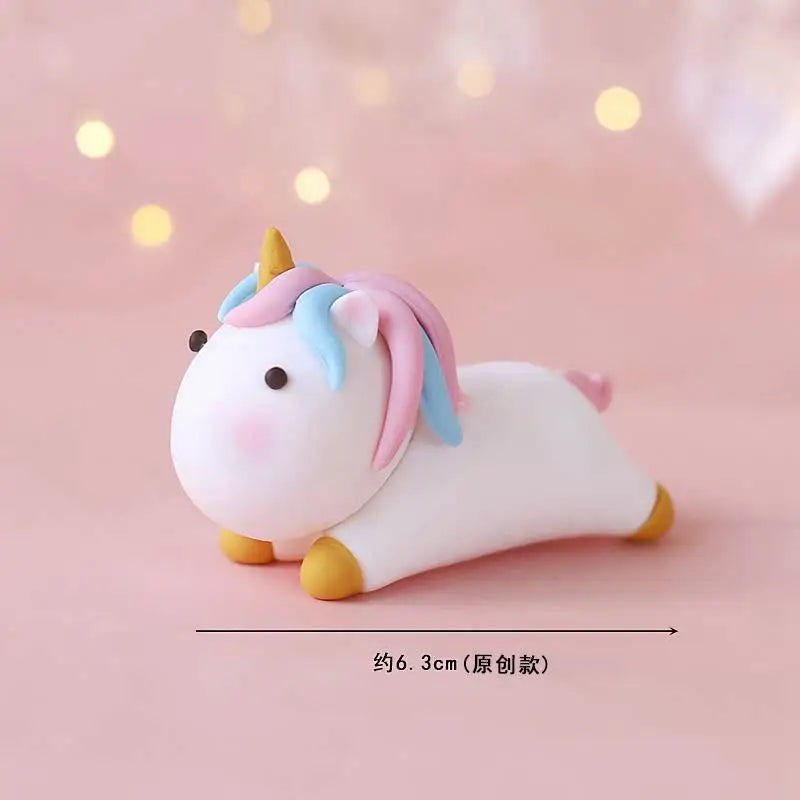 Rainbow Unicorn Cake Decoration Birthday Unicorn Gifts for Children and Kids