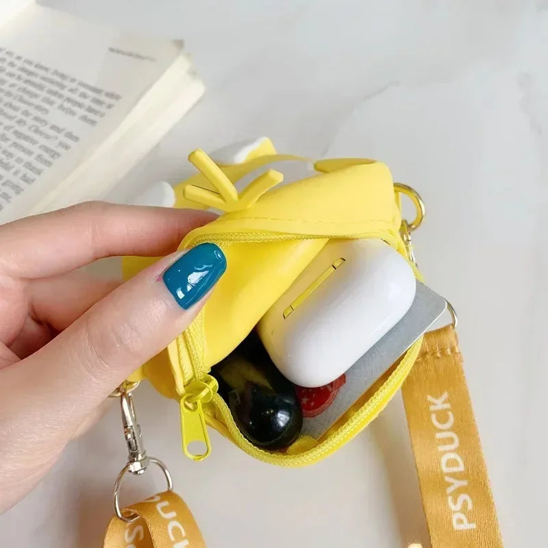 Pokemon Anime Pikachu Lovely Fashion Bag Princess Small Silicone Purse