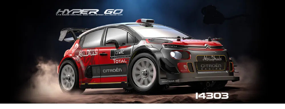 HYPER GO RC MJX 14304 14303 14302 High Speed Drift Car  With Gyroscope