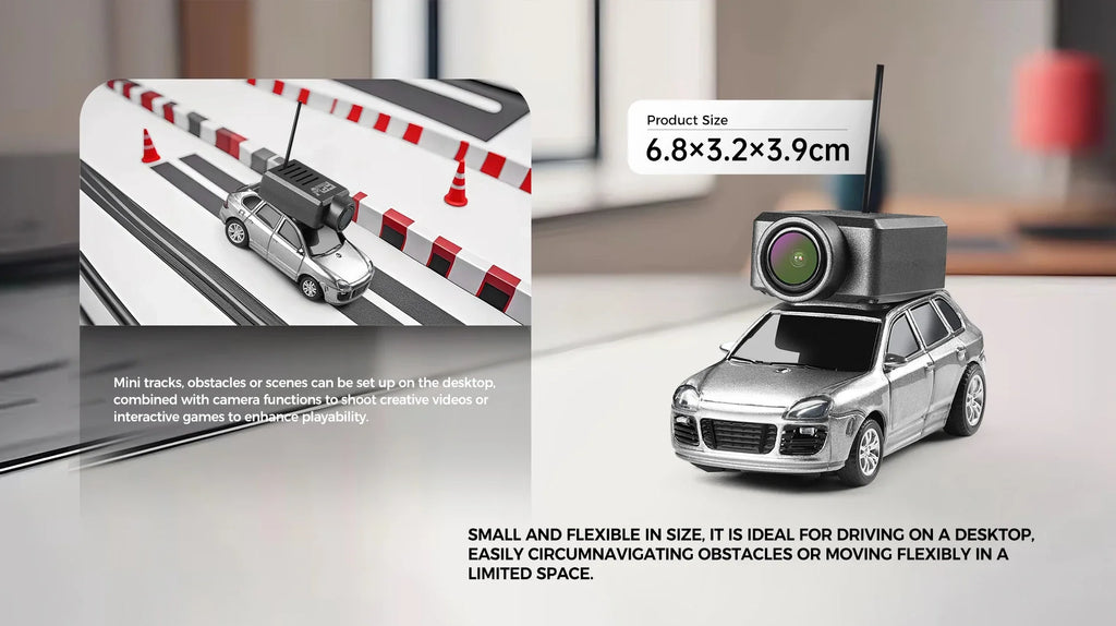Mini RC Cars 1:64 with 720P FPV Camera, Wifi APP Control 2026 New Model