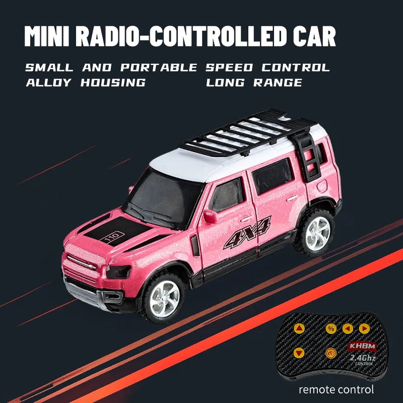 New RC Car MINI Alloy 1/64 Remote Control Car