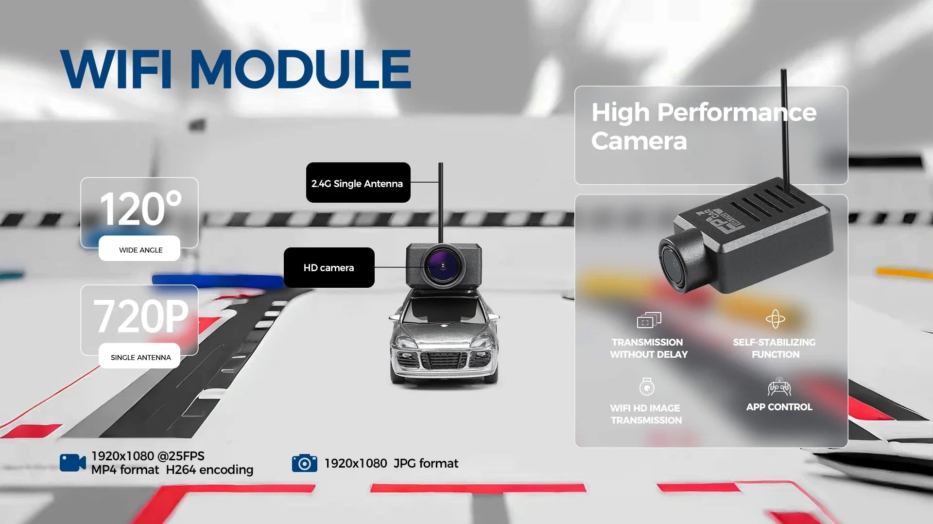 Mini RC Cars 1:64 with 720P FPV Camera, Wifi APP Control 2026 New Model